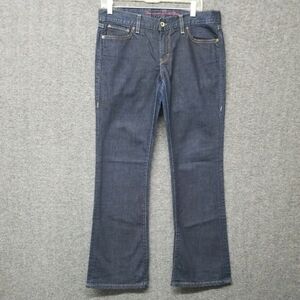 Levis 522 Ultra Low Jean's Women's Size  (33" x 32") Dark Wash Blue